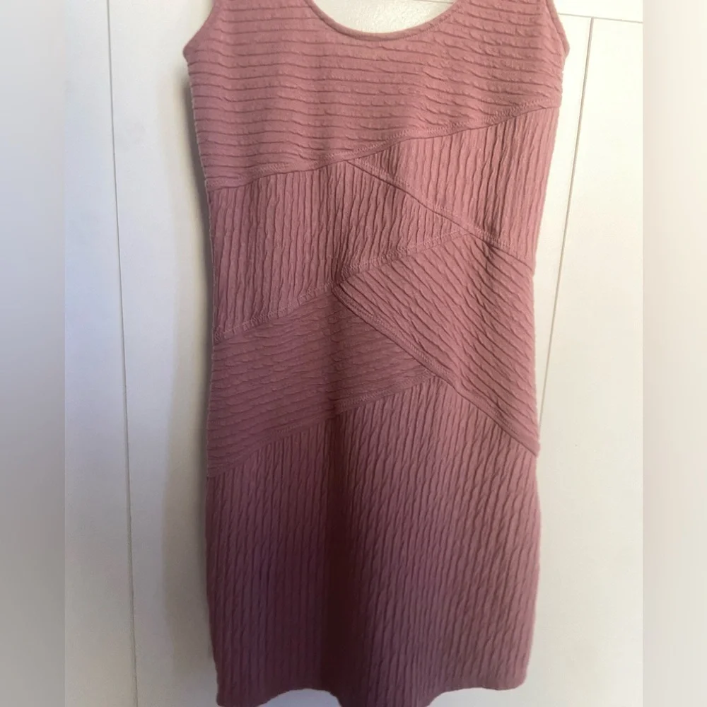 Free People rose body con dress Size Large